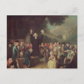 George Whitefield predigt Postkarte (Vorderseite)
