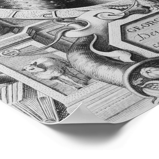 George William Duke von Braunschweig-Luneberg Poster (Ecke)