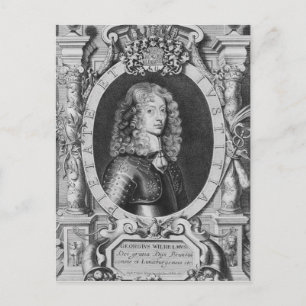 George William Duke von Braunschweig-Luneberg Postkarte