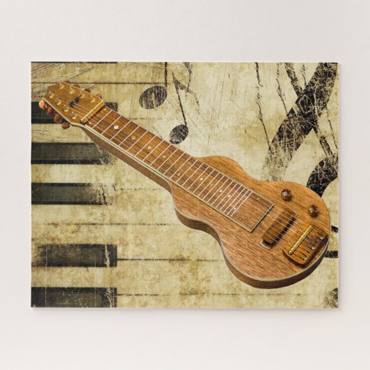 GeorgeBoards Lap Steel Guitar Puzzle (Horizontal)