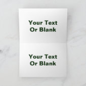 Georgeousaurus Blond Dinosaur Feiertagskarte (Innenseite)