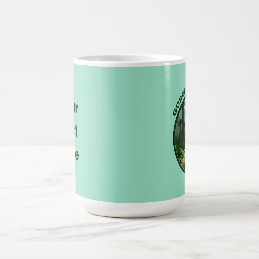 Georgeousaurus Blond Dinosaur Kaffeetasse (Mittel)