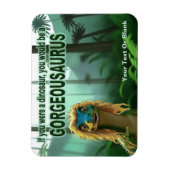 Georgeousaurus Blond Dinosaur Magnet (Vertikal)