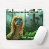 Georgeousaurus Blond Dinosaur Mousepad (Mit Mouse)