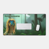 Georgeousaurus Blond Dinosaur Schreibtischunterlage (Tastatur & Maus)
