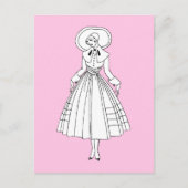 Georges Barbier 1920er Fashion Illustration Postkarte (Vorderseite)