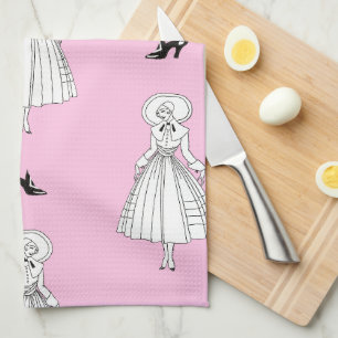 Georges Barbier 1920er Jahre Modeillustration Geschirrtuch