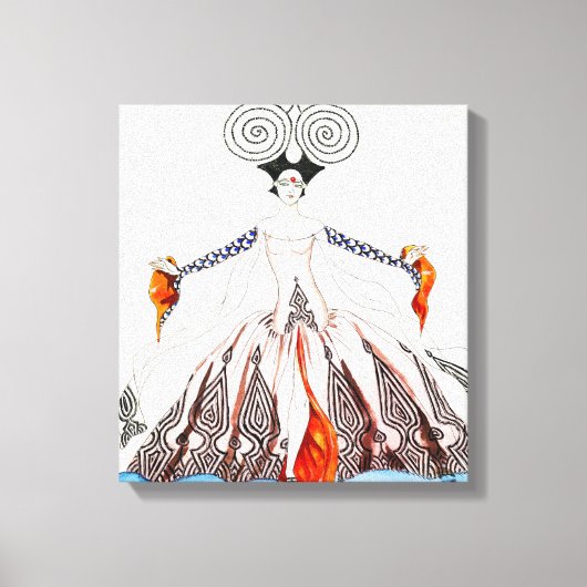 Georges Barbier Art Deco Fashion Leinwanddruck (Vorderseite)