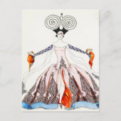 Georges Barbier Art Deco Fashion Postcard Postkarte (Vorderseite)