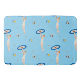 Georges Barbier Au Lido 1924 Fashion Illustration Badematte