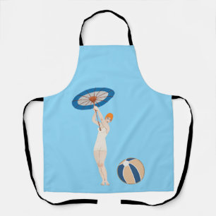 Georges Barbier Au Lido 1924 Fashion Illustration Schürze