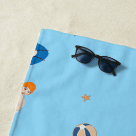 Georges Barbier Au Lido 1924 Fashion Illustration Strandtuch