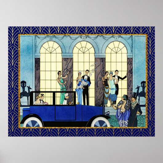 Georges Barbier - Au Revoir Poster (Vorne)