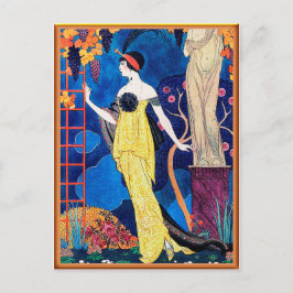 Georges Barbier - Cover of Les Modes Magazine Postkarte