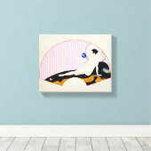 Georges Barbier - Odalisque mit Kristallball Leinwanddruck (Insitu (Holzboden))