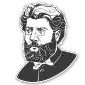 Georges Bizet Aufkleber (Vorderseite)