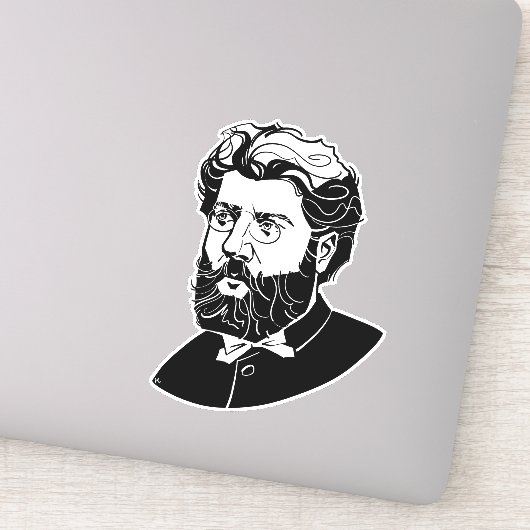 Georges Bizet Aufkleber (Detail)