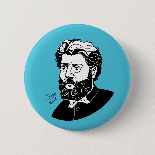 Georges Bizet Button (Vorderseite)