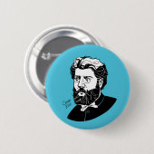 Georges Bizet Button (Vorne & Hinten)