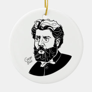 Georges Bizet Keramik Ornament