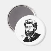 Georges Bizet Magnet (Vorderseite/Rückseite)