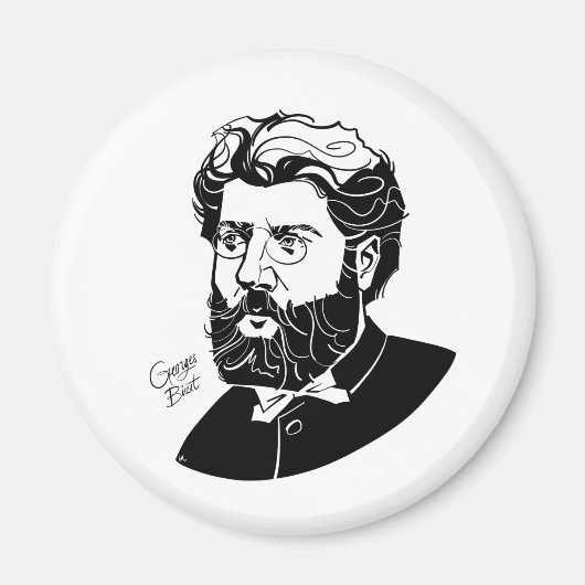 Georges Bizet Magnet (Vorne)