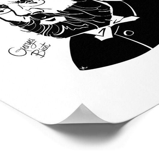 Georges Bizet Poster (Ecke)