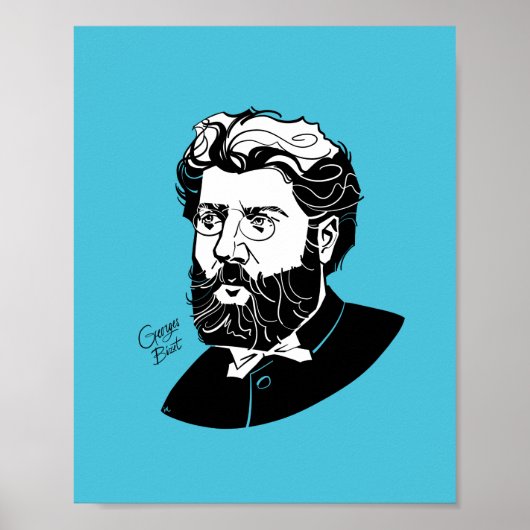 Georges Bizet Poster (Vorne)