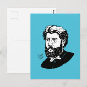 Georges Bizet Postkarte (Vorne/Hinten)