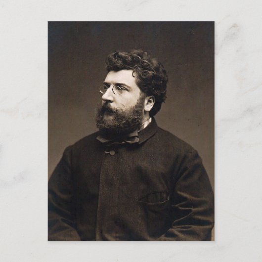 Georges Bizet Postkarte (Vorderseite)
