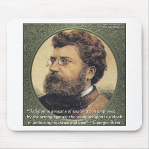 Georges Bizet Religion Scham Zitat Geschenke & Kar Mousepad