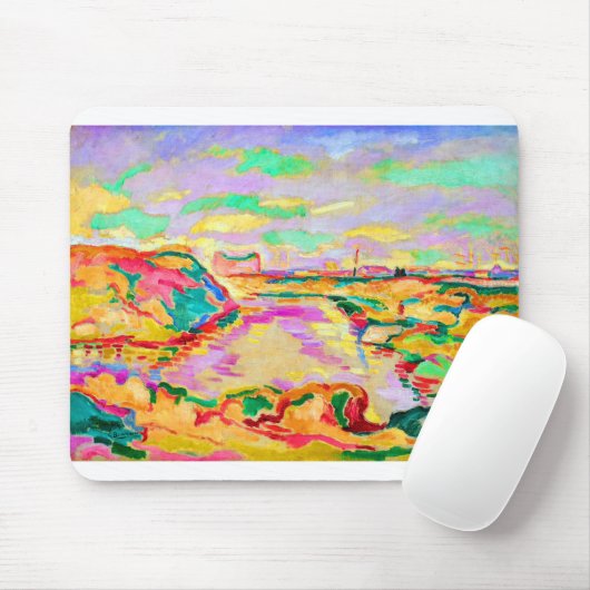 Georges Braque Landscape Near Antwerpen Mousepad (Mit Mouse)