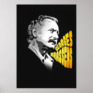 Georges Brassens Poster
