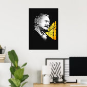 Georges Brassens Poster (Heimbüro)