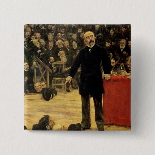 Georges Clemenceau Button (Vorderseite)