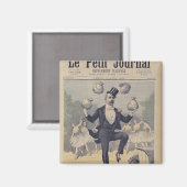 Georges Clemenceau Jonglierbeutel Magnet (Vorderseite/Rückseite)