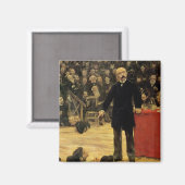 Georges Clemenceau Magnet (Vorderseite/Rückseite)