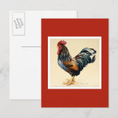 George's Cockerel 2007 Postkarte (Vorne/Hinten)