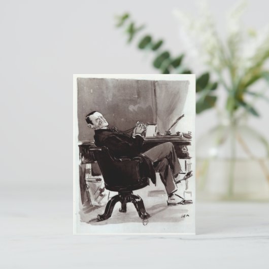 Georges Courteline Postkarte (Stehend Vorderseite)