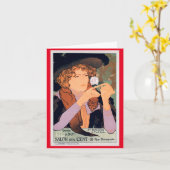 Georges de Feure Art Nouveau Card Karte (Gelbe Blume)