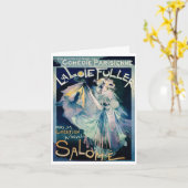 Georges de Feure Art Nouveau Card Karte (Gelbe Blume)