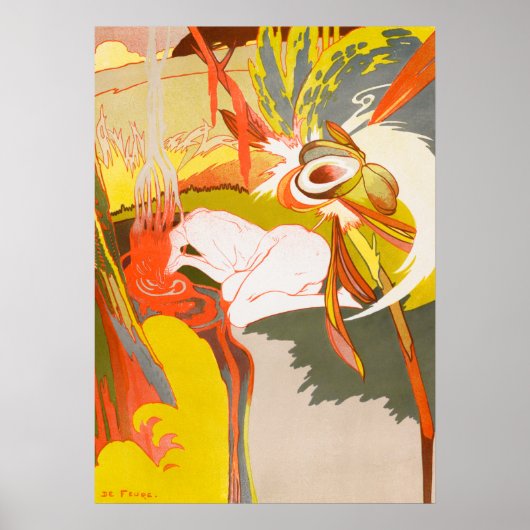 Georges de Feure Vintage Poster (Vorne)