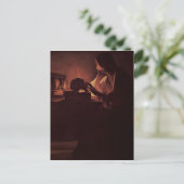 Georges de La Tour Art Postkarte (Stehend Vorderseite)