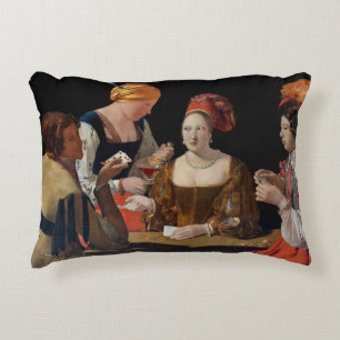 Georges de la Tour - Betrug mit Ass-Diamant Dekokissen