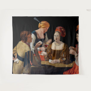 Georges de la Tour - Betrug mit dem Karo-Ass Wandteppich