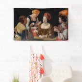 Georges de la Tour - Cheat with Ace of Diamonds Banner (Insitu)