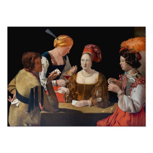 Georges de la Tour - Cheat with Ace of Diamonds Fotodruck (Vorne)
