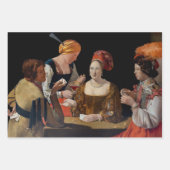 Georges de la Tour - Cheat with Ace of Diamonds Geschenkpapier Set (Vorderseite 3)