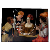 Georges de la Tour - Cheat with Ace of Diamonds Große Geschenktüte (Rückseite)