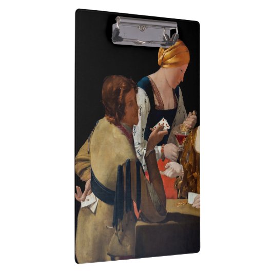 Georges de la Tour - Cheat with Ace of Diamonds Klemmbrett (Rechts)